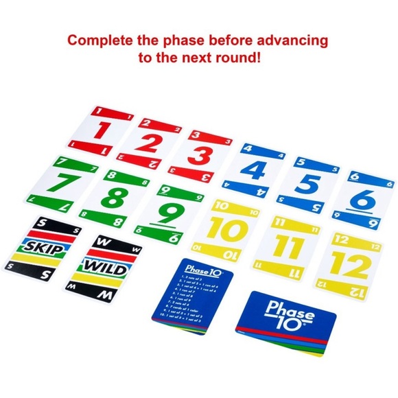 Phase 10 Challenging & Exciting Card Game-New - Picture 2 of 6